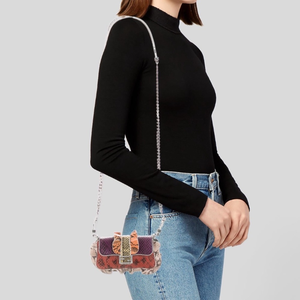 Fendi Python Micro Baguette Elaphe Waves - image 4